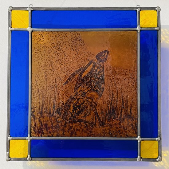 Original fused glass art by Jenny Timms of Vitreus Art, on show at the gallery near Towcester and Milton Keynes in Northants