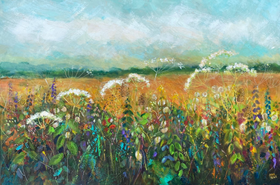 Clare Tebboth original acrylic painting on canvas at Vitreus Art Gallery