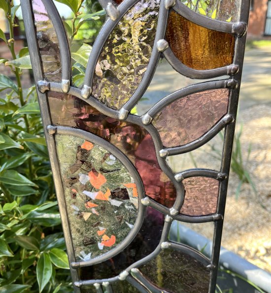 Garden Stained Glass panels by Vitreus Art