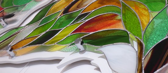 Vitreus Art - stained art called Folium