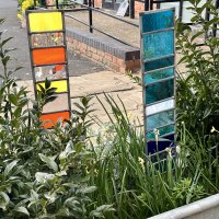 New Freestanding Glass Garden Panels by Vitreus Art
