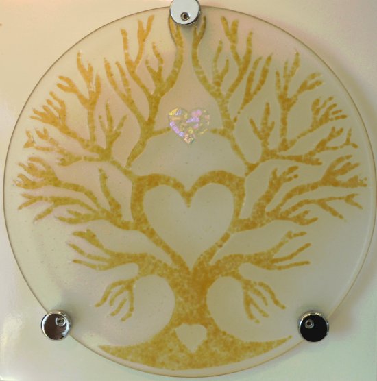 Vitreus Art - fused glass art on a board for wall hanging