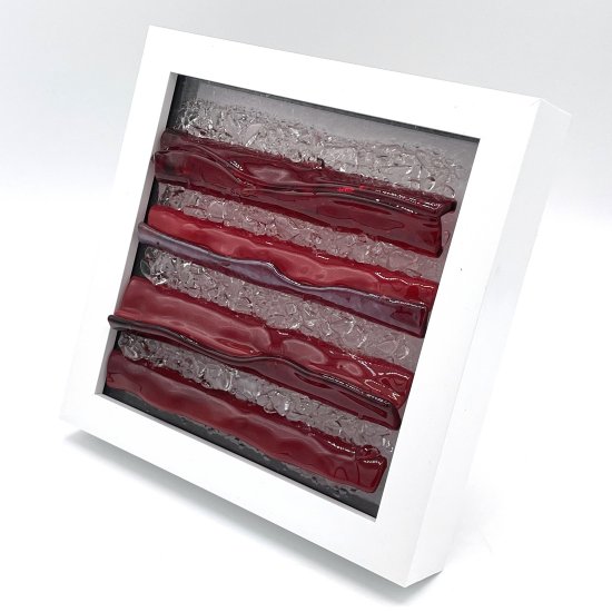 Original fused glass art by Jenny Timms of Vitreus Art, on show at the gallery near Towcester and Milton Keynes in Northants