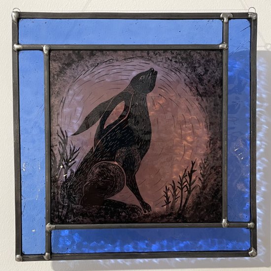 Original fused glass art by Jenny Timms of Vitreus Art, on show at the gallery near Towcester and Milton Keynes in Northants
