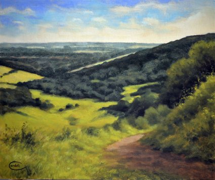 Join this new Oilk Painting landscape workshop with Cordell Garfield at Vitreus Art