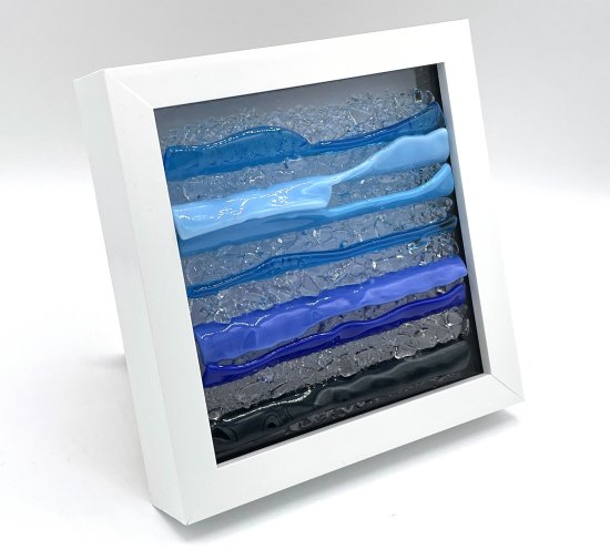 Original fused glass art by Jenny Timms of Vitreus Art, on show at the gallery near Towcester and Milton Keynes in Northants