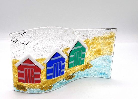 Original fused glass art by Jenny Timms of Vitreus Art, on show at the gallery near Towcester and Milton Keynes in Northants