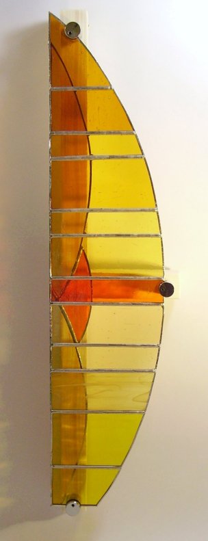 Serengeti wall mounting stained glass art