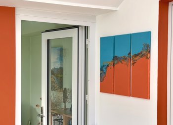 Creat a beuatiful FLuid Art Triptych with Hazel at Vitreus Art